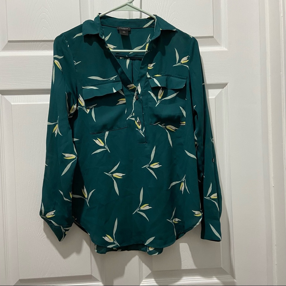 Ann Taylor | Floral Blouse